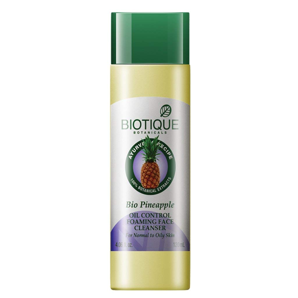 Biotique Bio Pineapple Oil Control Foaming Face Cleanser Review