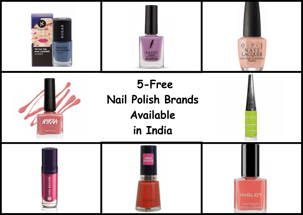 5 free nail polish brands india