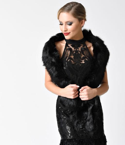 faux fur with lbd