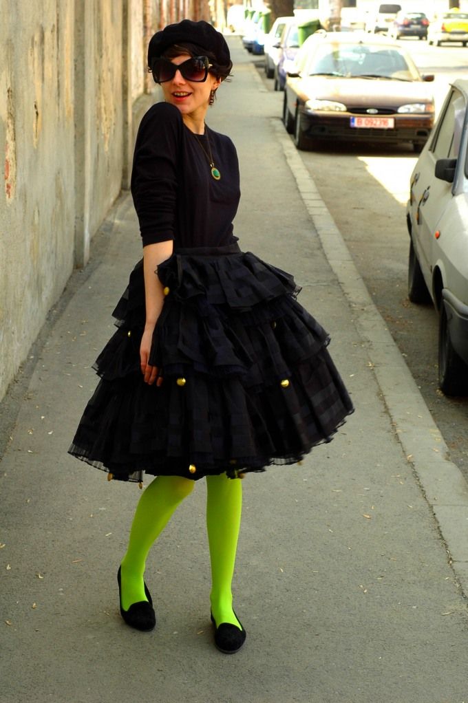 Neon Tights with lbd