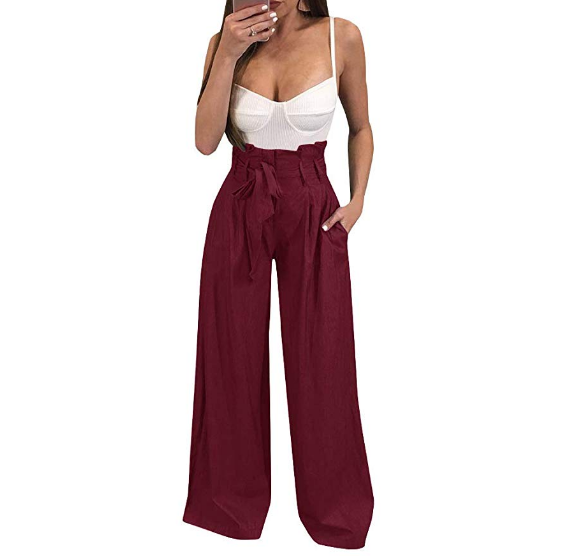 wide leg trousers for graduation guest