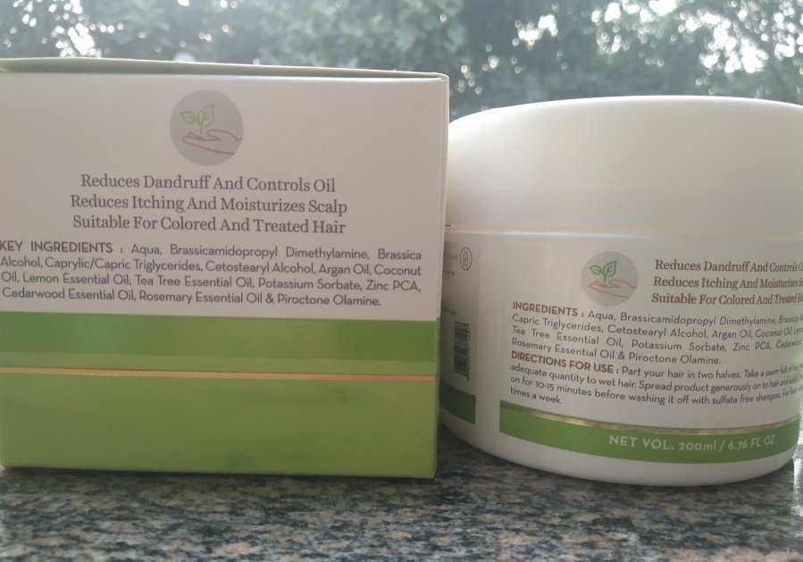 MamaEarth Tea Tree Hair Mask Review