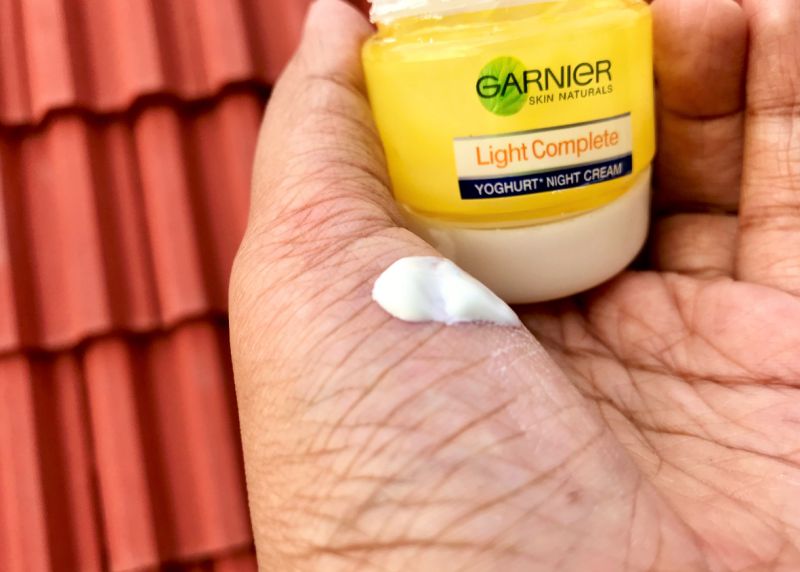 Garnier Light Complete Yoghurt Night Cream Review