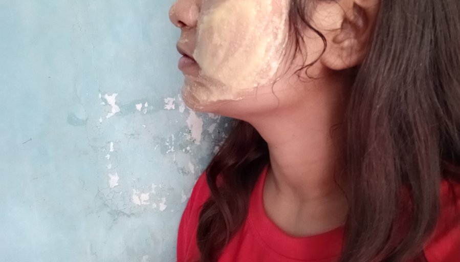 diy face yogurt gramflour mask