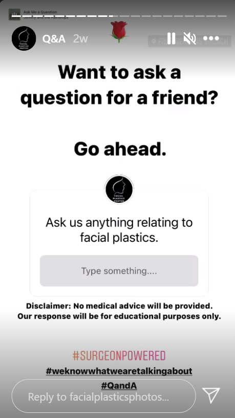 @FacialPlasticsPhotos on Instagram