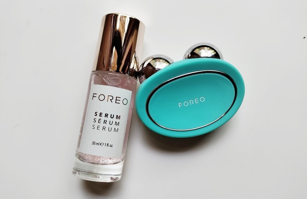 FOREO BEAR Review with FOREO SERUM SÉRUM SERUM