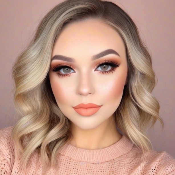 Festive Pumpkin Spice makeup look